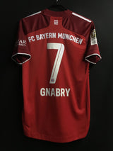 【2021/22】バイエルン（H）/ CONDITION：New / SIZE：M（日本規格）/ #7 / GNABRY / ブンデス優勝パッチ / オーセンティック