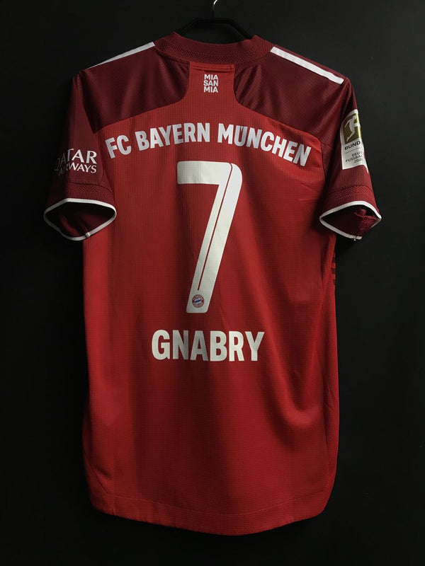 【2021/22】バイエルン（H）/ CONDITION：New / SIZE：M（日本規格）/ #7 / GNABRY / ブンデス優勝パッチ / オーセンティック