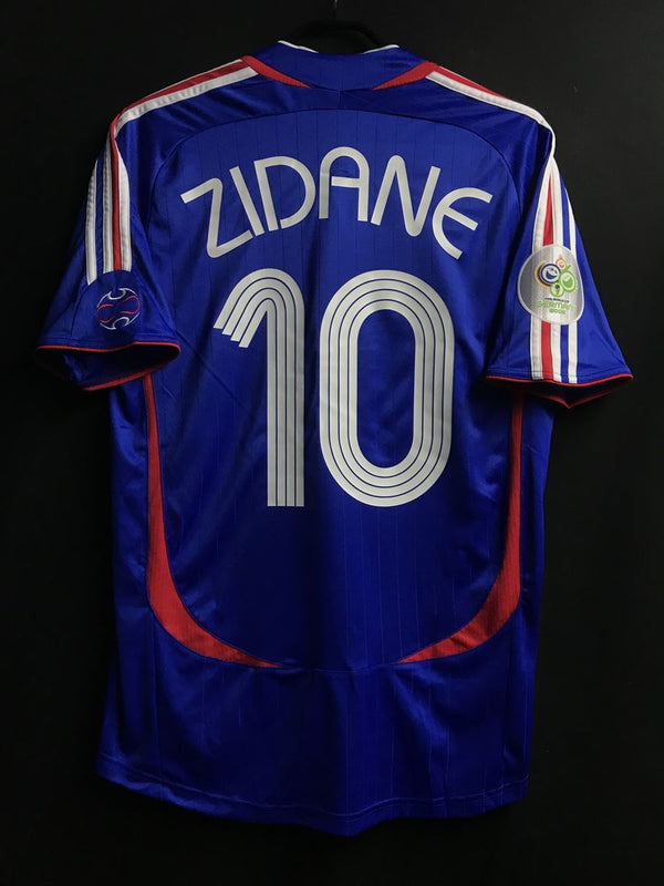 【2006】フランス代表（H) / CONDITION：B+ / SIZE：M / #10 / ZIDANE / 2006W杯パッチ