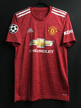 【2020/21】マンチェスター・ユナイテッド（H）/ CONDITION：New / SIZE：S / #18 / B.FERNANDES / UCLパッチ