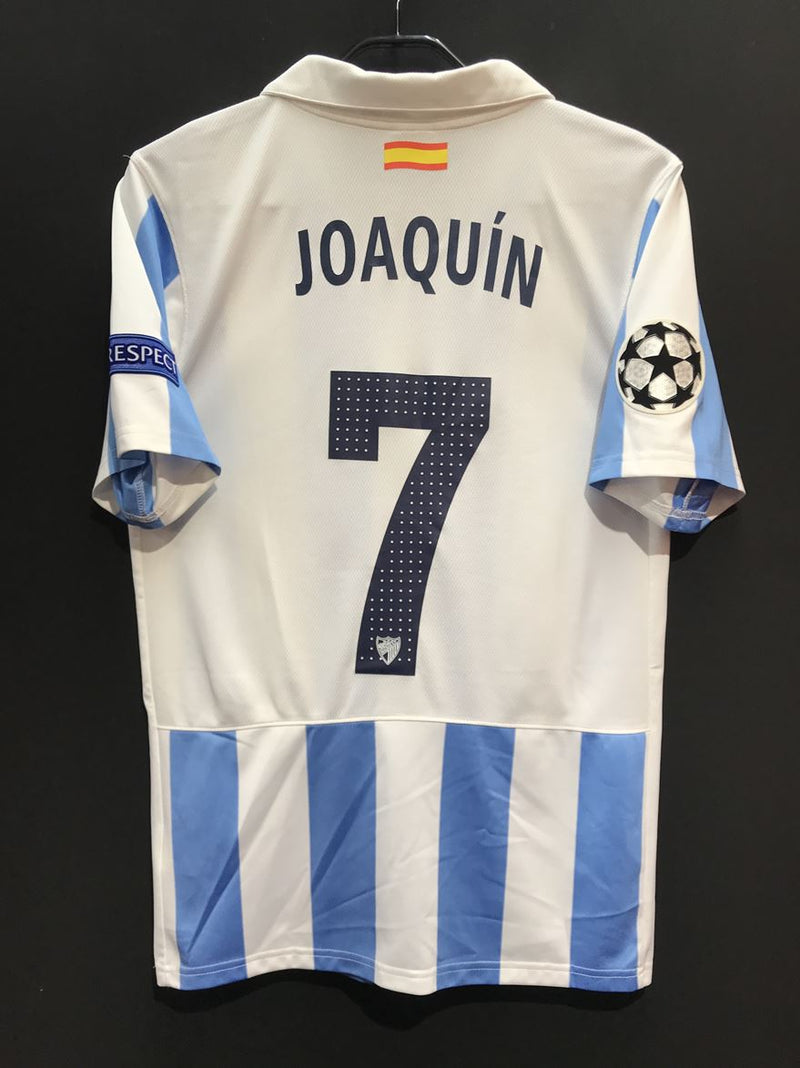 【2012/13】マラガ（H）/ CONDITION：A / SIZE：S / #7 / JOAQUÍN / UCL、リスペクトパッチ
