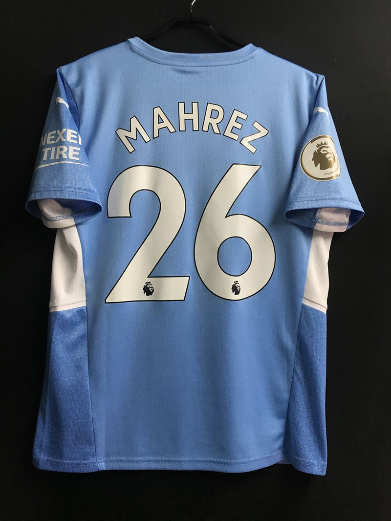 【2021/22】マンチェスター・シティ（H）/ CONDITION：A- / SIZE：M / #26 / MAHREZ / プレミアパッチ