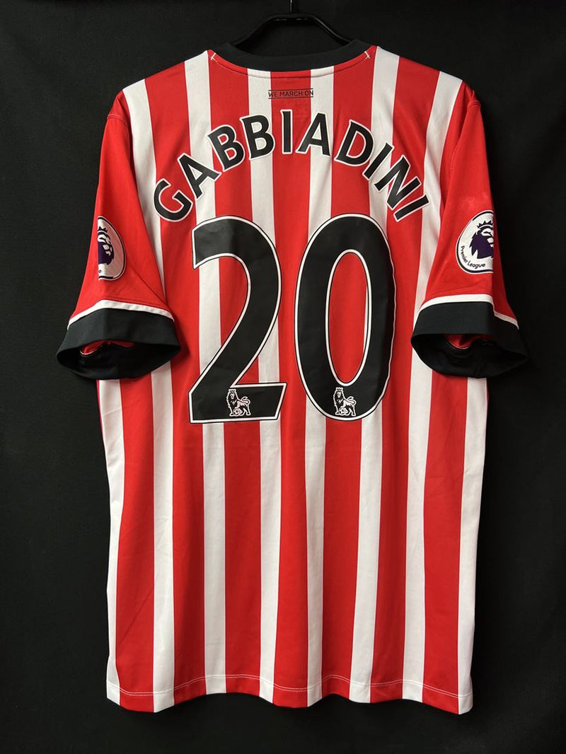 【2016/17】サウサンプトン（H）/ CONDITION：A- / SIZE：XL / #20 / GABBIADINI / プレミアパッチ