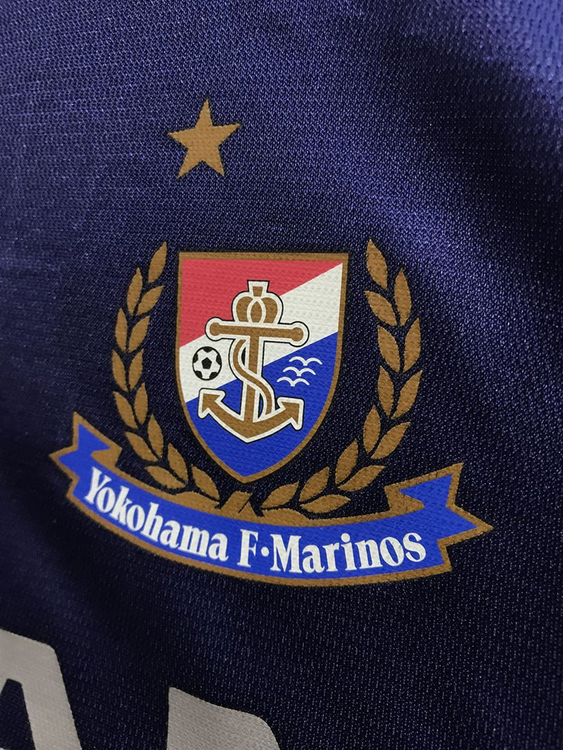 【2003】横浜F・マリノス（H）/ CONDITION：B / SIZE：L（日本規格）/ レッジーナ戦対戦パッチ、背・袖スポンサーつき / オーセンティック