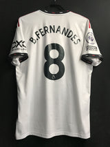 【2022/23】マンチェスター・ユナイテッド（A）/ CONDITION：A / SIZE：XO（日本規格）/ #8 / B.FERNANDES / プレミア、NO ROOM FOR RACISMパッチ