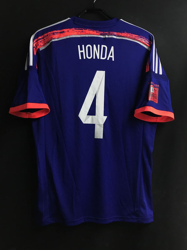 【2014】日本代表（H）/ CONDITION：A / SIZE：XO（日本規格）/ #4 / HONDA / SAYONARA国立パッチ