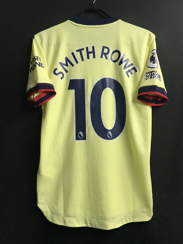 【2021/22】アーセナル（A) / CONDITION：B / SIZE：S（日本規格）/ #10 / SMITH ROWE / プレミア、NO ROOM FOR RACISMパッチ / オーセンティック
