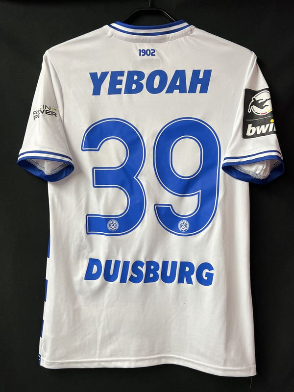 【2021/22】MSVデュースブルク（H）/ CONDITION：B / SIZE：S / #39 / YEBOAH / 3.リーガパッチ