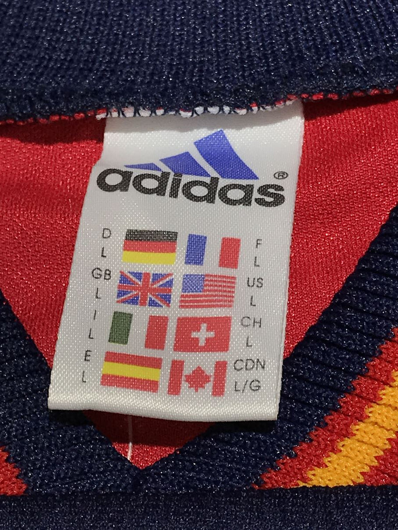 【1998】スペイン代表（H）/ CONDITION：NEW / SIZE：L / #10 / RAÚL / Ｗ杯フランス大会刺繍 / ラバーマーキング