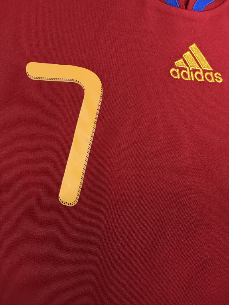 【2010】スペイン代表（H）/ CONDITION：New / SIZE：L / #7 / DAVID VILLA / ドイツ戦パッチ