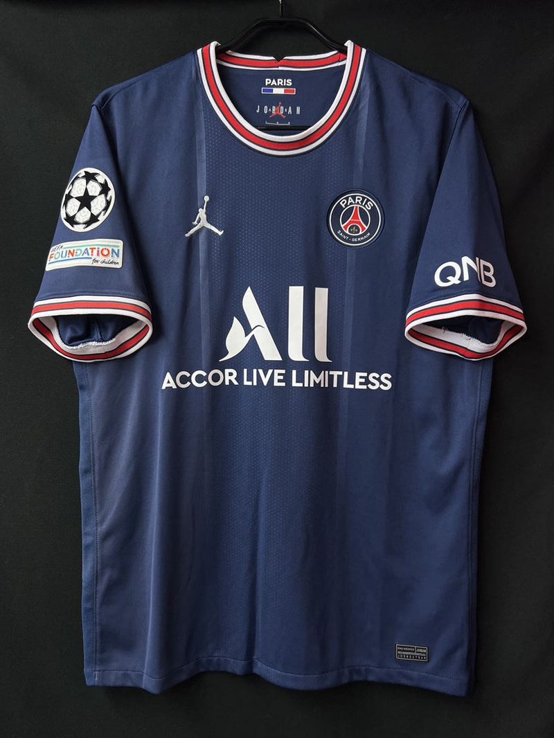 【2021/22】パリ・サンジェルマン（H）/ CONDITION：A / SIZE：L / #7 / MBAPPÉ / UCL仕様