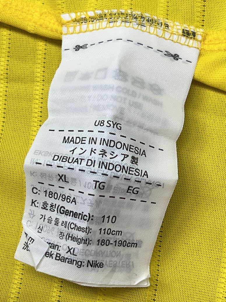 【2018】ブラジル代表（H）/ CONDITION：A / SIZE：XL / #10 / NEYMAR JR / ロシアW杯パッチ /オーセンティック