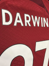 【2022/23】リバプール（H）/ CONDITION：A / SIZE：S / #27 / DARWIN / プレミア、NO ROOM FOR RACISMパッチ / オーセンティック