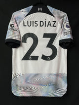 【2022/23】リバプール（A）/ CONDITION：A / SIZE：S / #23 / LUIS DÍAZ / プレミア、No room for racismパッチ / オーセンティック