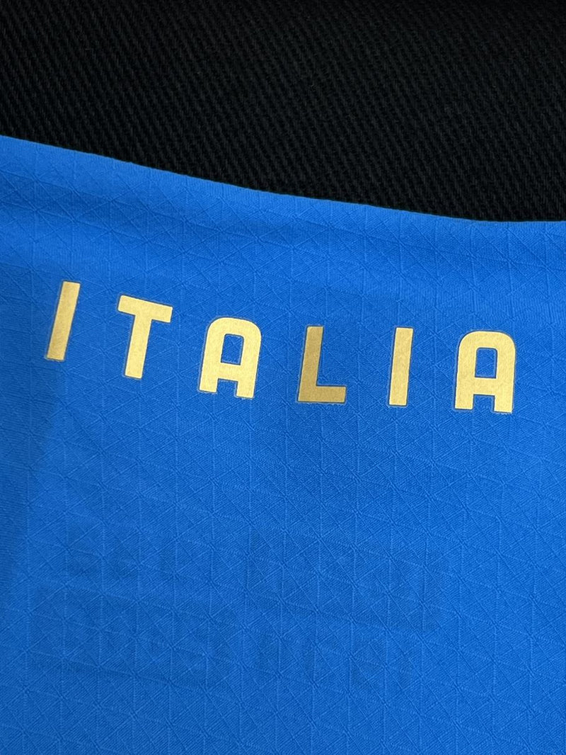 【2022】イタリア代表（H）/ CONDITION：NEW / SIZE：M / #18 / BARELLA / UEFAネーションズリーグパッチ / オーセンティック