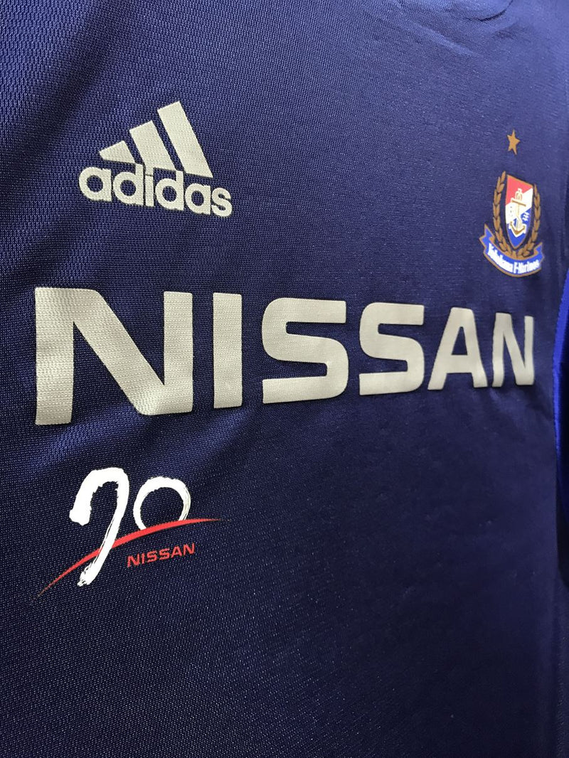 【2003】横浜F・マリノス（H）/ CONDITION：B / SIZE：O（日本規格）/ 袖・背スポンサーつき / オーセンティック
