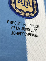 【2010】アルゼンチン代表（H) / CONDITION：New / SIZE：S / #17 / JONAS / W杯、メキシコ戦パッチ