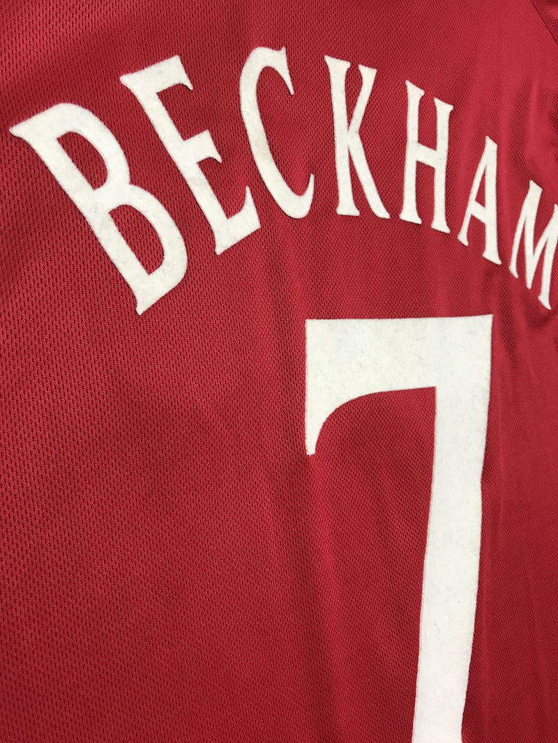【2002/04】イングランド代表（A）/ CONDITION：A- / SIZE：XL相当 / #7 / BECKHAM