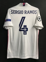 【2020/21】レアル・マドリード（H) / CONDITION：A- / SIZE：L（日本規格）/ #4 / SERGIO RAMOS / UCL仕様
