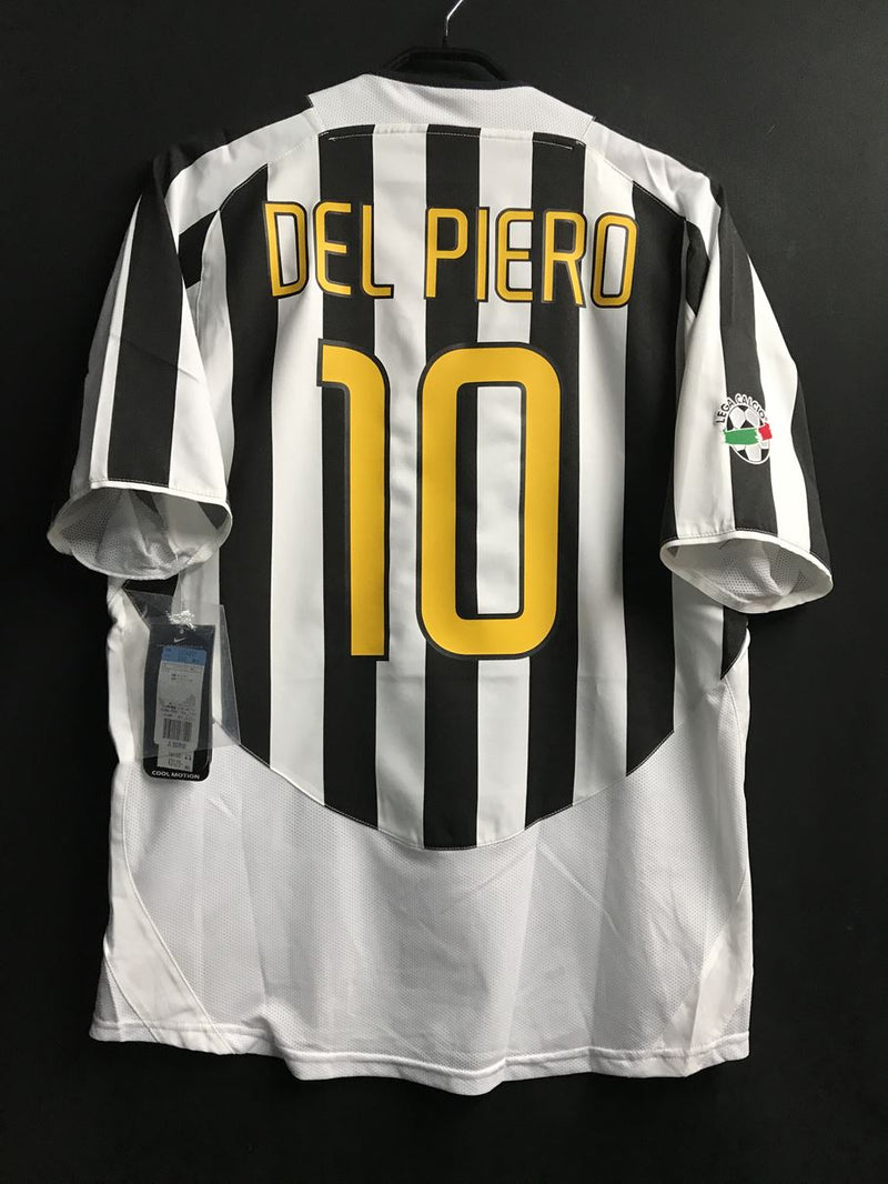 【2003/04】ユベントス（H）/ CONDITION：New / SIZE：M / #10 / DEL PIERO / リーグ戦フルパッチ