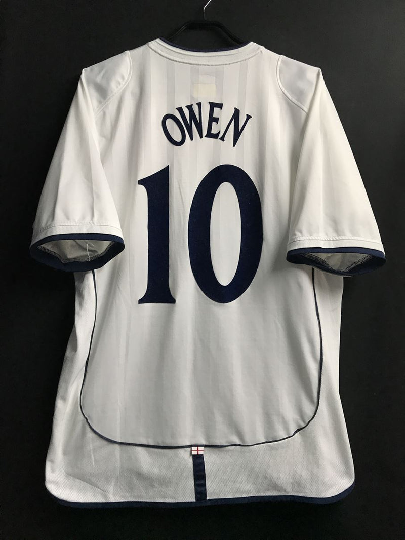 【2001/03】イングランド代表（H）/ CONDITION：A- / SIZE：XL / ＃10 / OWEN