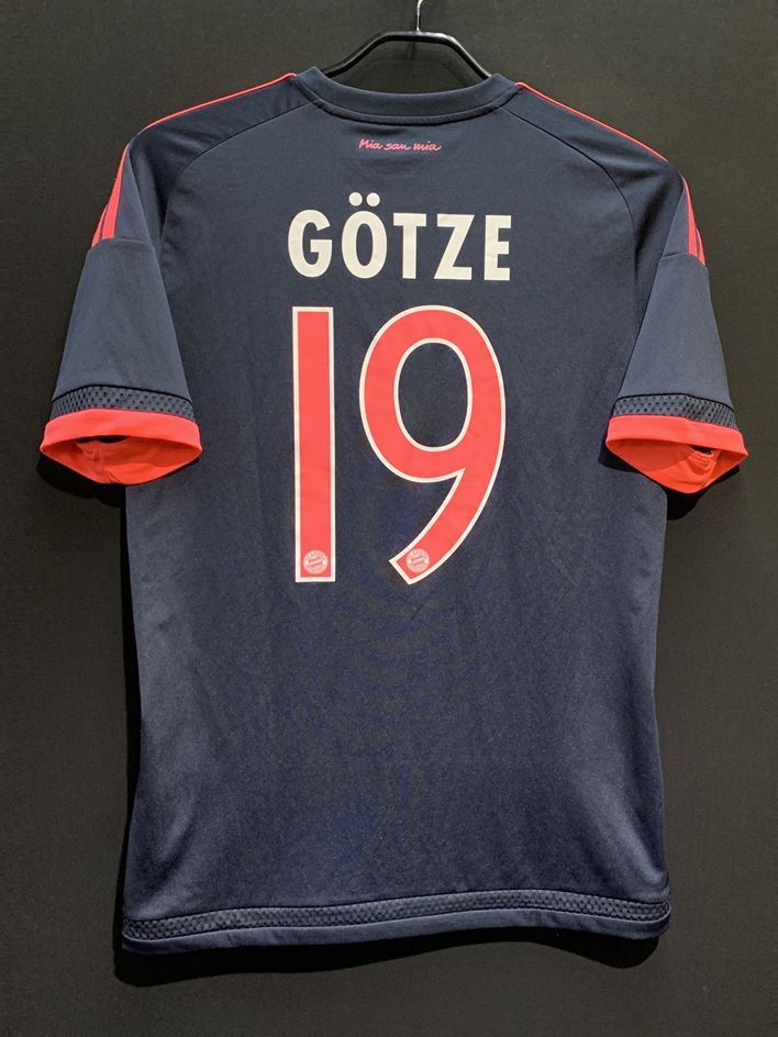 【2015/16】バイエルン（3RD）/ CONDITION：B+ / SIZE：S / #19 / GÖTZE