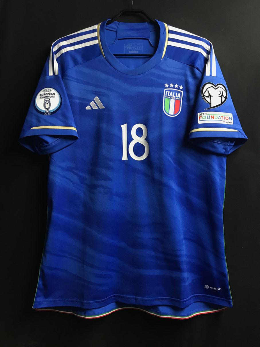 ニコラ・バレッラ 2021 ワールドカップ予選 イタリア代表 実使用 ...