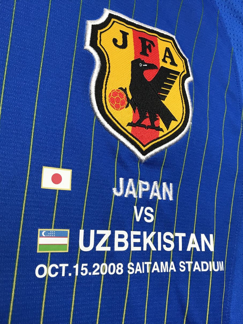 【2008】日本代表（H) / CONDITION：A / SIZE：O（日本規格）/ #10 / （中村俊輔）/ 南アフリカW杯予選ウズベキスタン代表戦マッチデープリント / オーセンティック