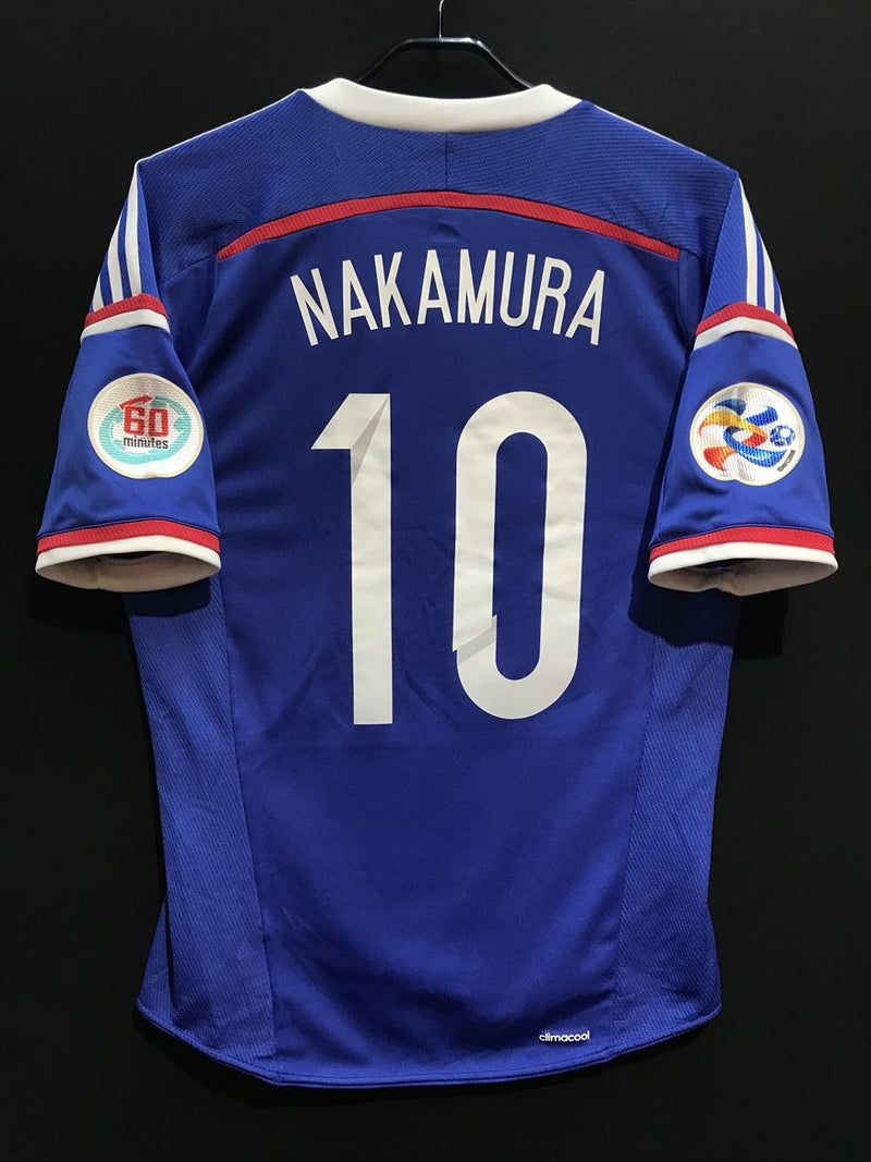 【2014】横浜F・マリノス（ACL/H）/ CONDITION：B+ / SIZE：O（日本規格）/ #10 / NAKAMURA