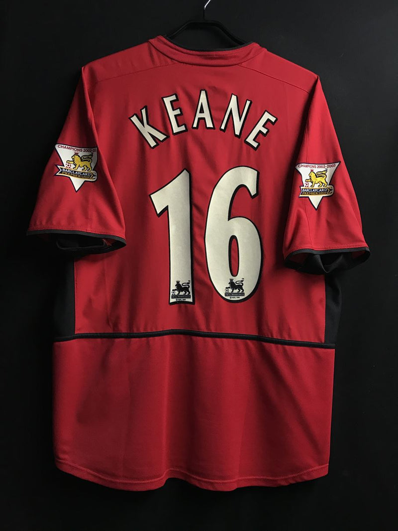 【2003/04】マンチェスター・ユナイテッド（H）/ CONDITION：A / SIZE：L / #16 / KEANE / プレミア優勝パッチ