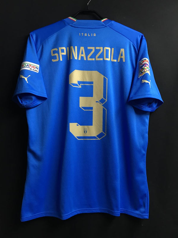 【2022】イタリア代表（H）/ CONDITION：A / SIZE：L / #3 / SPINAZZOLA / UEFAネーションズリーグパッチ