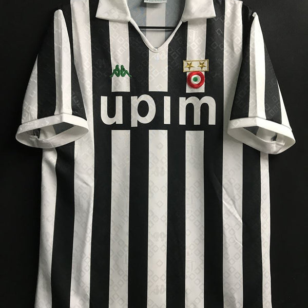 1990/91】ユベントス（H）/ CONDITION：A / SIZE：XL / #10 / 復刻版 – Vintage Sports  Football Store