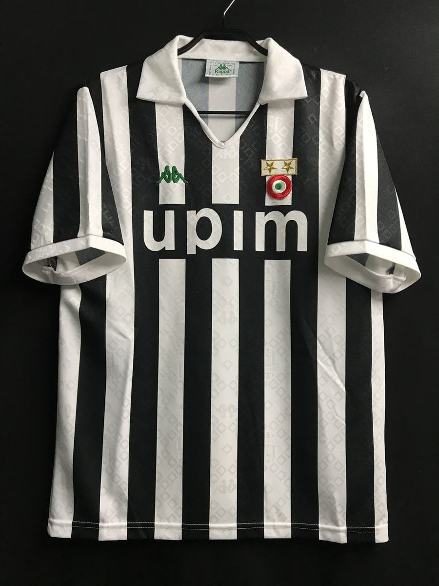 1990/91】ユベントス（H）/ CONDITION：A / SIZE：XL / #10 / 復刻版 – Vintage Sports  Football Store