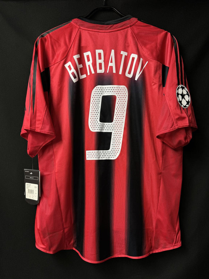 【2004/05】レバークーゼン（H）/ CONDITION：NEW / SIZE：L / #9 / BERBATOV / UCLパッチ