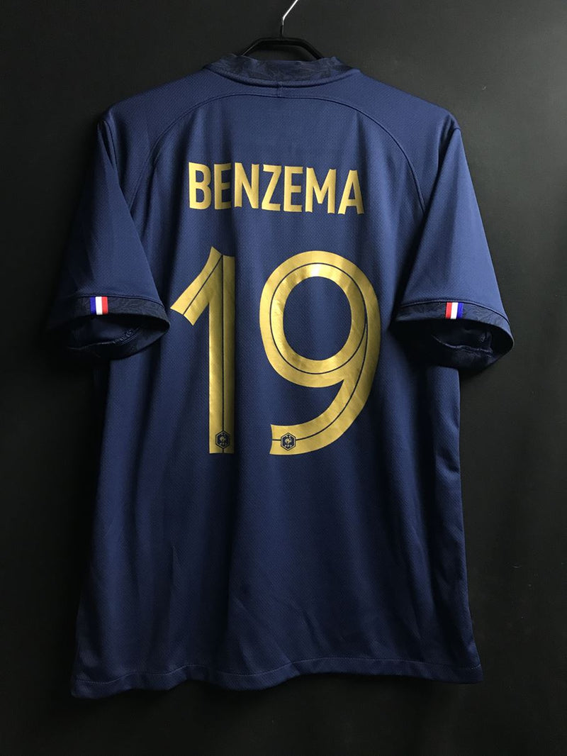 【2022/23】フランス代表（H）/ CONDITION：A- / SIZE：L / #19 / BENZEMA