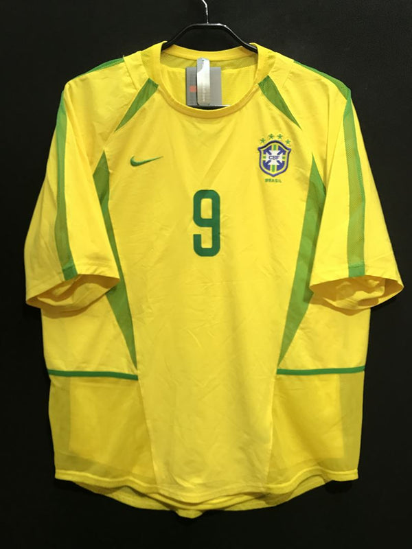 【2002】ブラジル代表（H）/ CONDITION：NEW / SIZE：L / #9 / RONALDO / オーセンティック