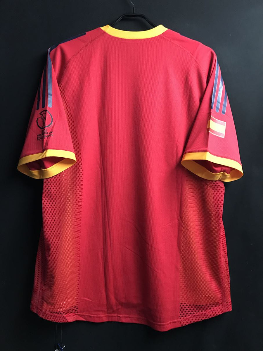 2002/03】スペイン代表（H）/ CONDITION：New / SIZE：L / 日韓W杯パッチ / オーセンティック – Vintage  Sports Football Store