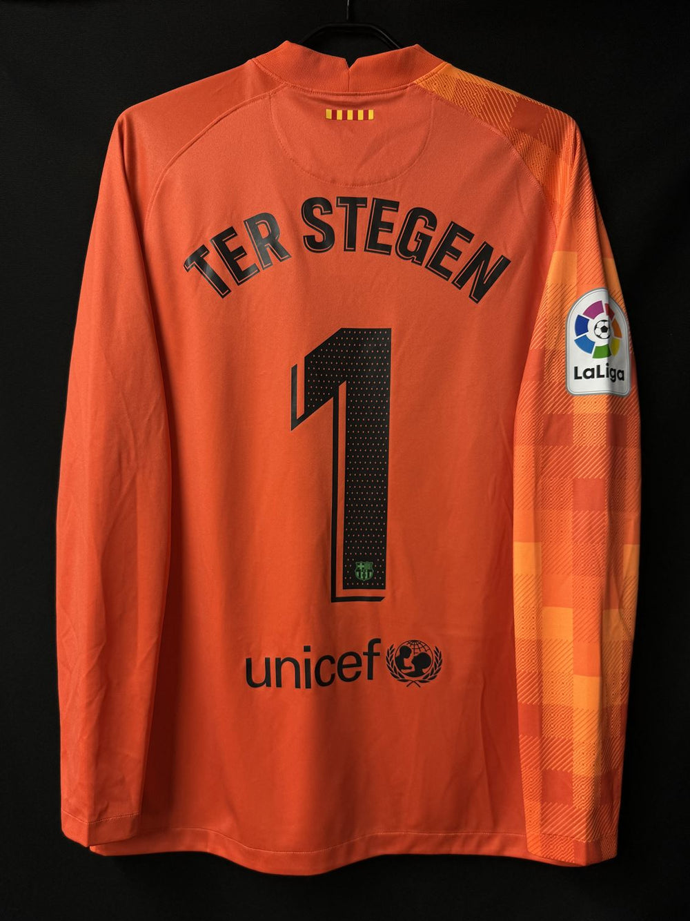 【2021/22】バルセロナ（GK）/ CONDITION：A / SIZE：L / #1 / TER STEGEN / ラ・リーガパッチ