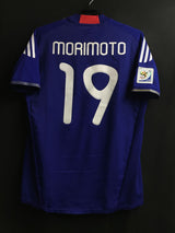 【2010】日本代表（H）/ CONDITION：A / SIZE：XO（日本規格）/ #19 / MORIMOTO / W杯デンマーク戦仕様 / オーセンティック