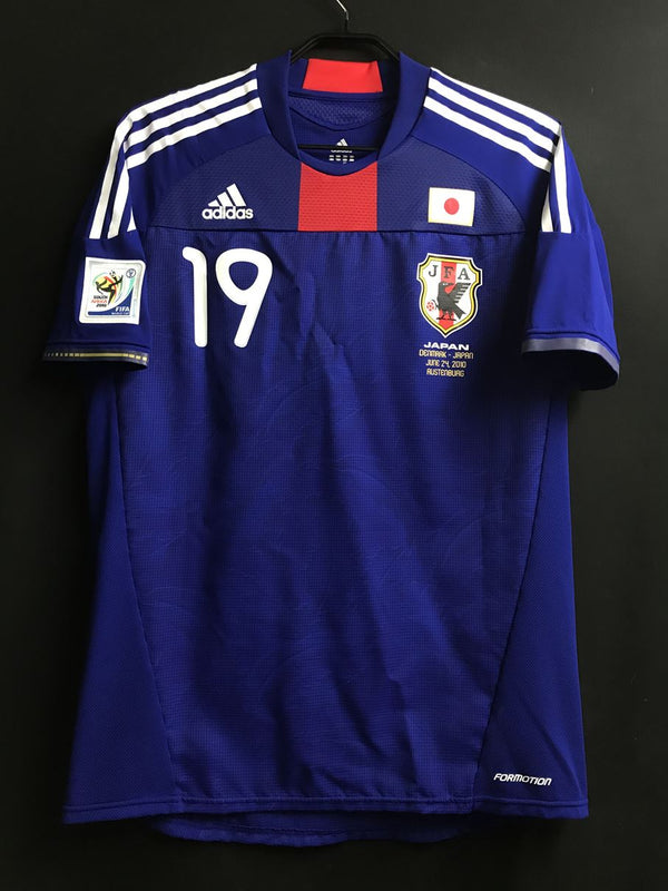 【2010】日本代表（H）/ CONDITION：A / SIZE：XO（日本規格）/ #19 / MORIMOTO / W杯デンマーク戦仕様 / オーセンティック