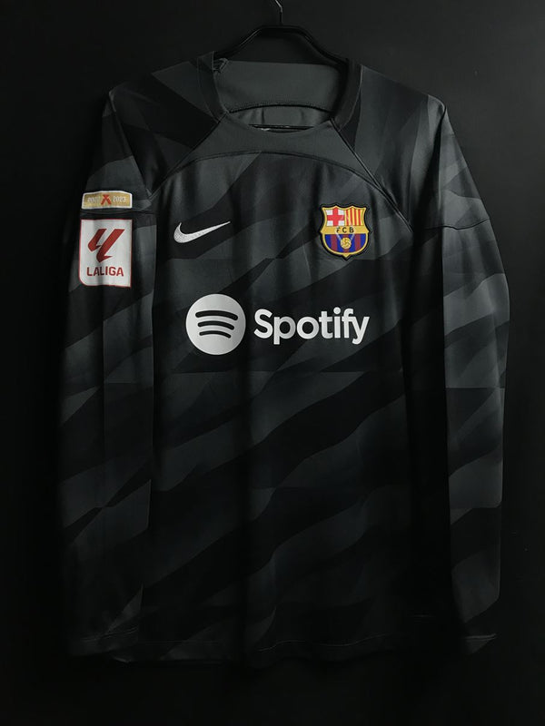 【2023/24】バルセロナ（GK）/ CONDITION：A / SIZE：L / #1 / TER STEGEN / ラ・リーガ、リーグ優勝パッチ