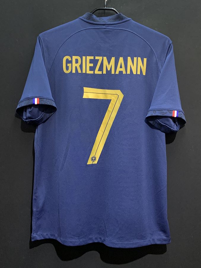 【2022】フランス代表（H）/ CONDITION：A / SIZE：L / #7 / GRIEZMANN / W杯チャンピオンパッチ