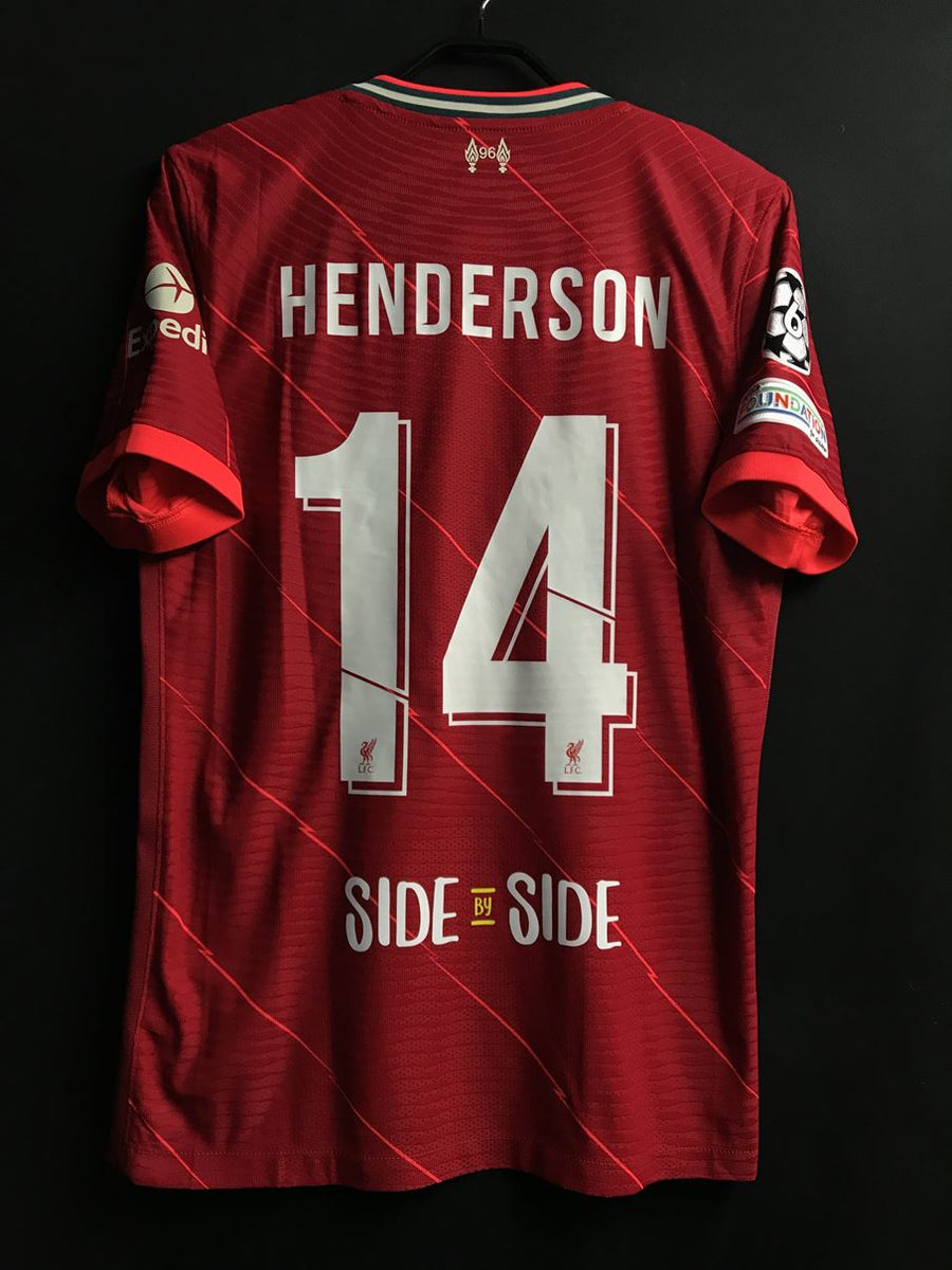 【2021/22】リバプール（H) / CONDITION：A / SIZE：M / #14 / HENDERSON / UCL仕様 /  オーセンティック