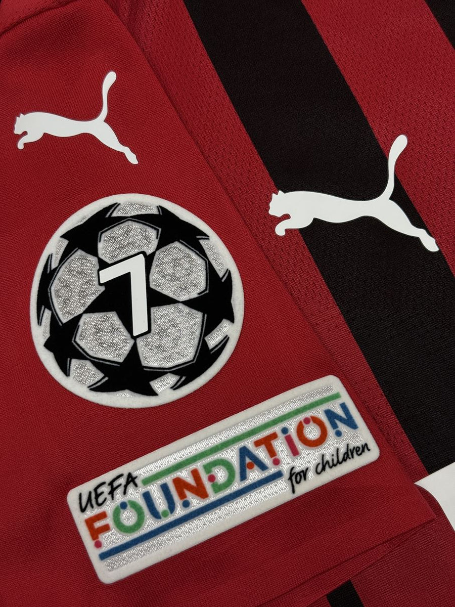 2021/22】ACミラン（H）/ CONDITION：A- / SIZE：S / #24 / KJÆR / UCL、Foundation –  Vintage Sports Football Store