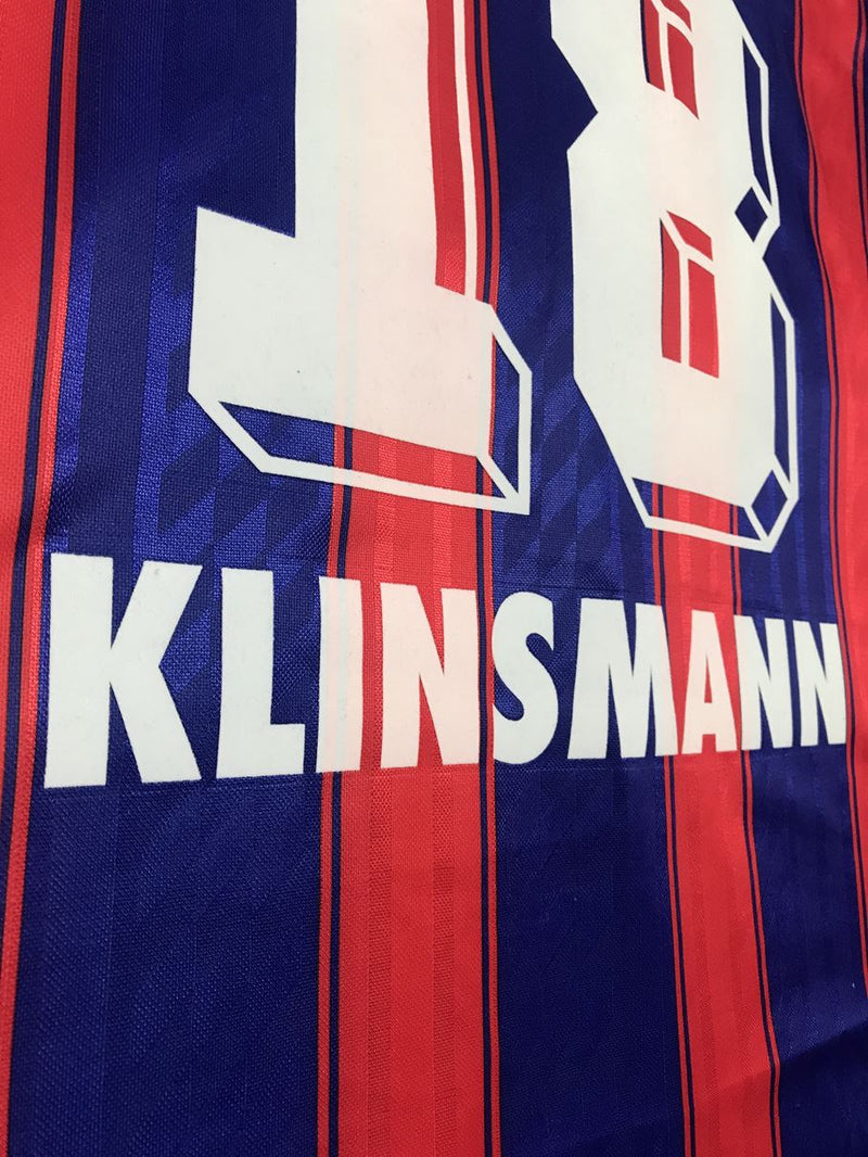 【1995/97】バイエルン（H）/ CONDITION：A- / SIZE：L / #18 / KLINSMANN / ブンデスパッチ