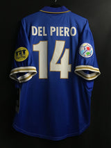 【1996】イタリア代表（H) / CONDITION：New / SIZE：XXL / #14 / DEL PIERO / EUROパッチ / 選手用