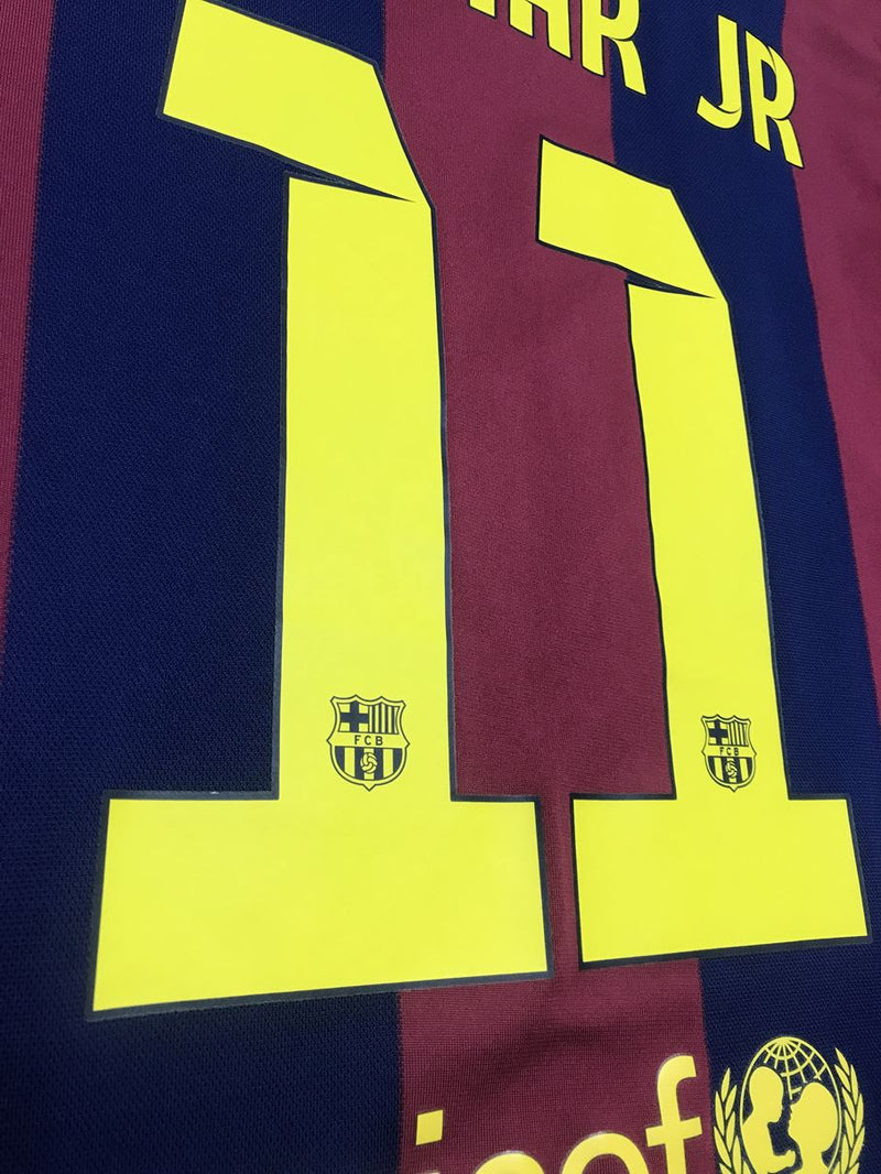 【2014/15】バルセロナ（H) / CONDITION：B+ / SIZE：M  / #11 / NEYMAR JR