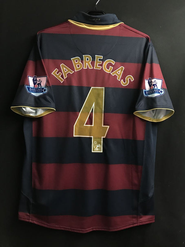 【2007/08】アーセナル（3rd）/ CONDITION：B+ / SIZE：L / #4 / FABREGAS / プレミアパッチ