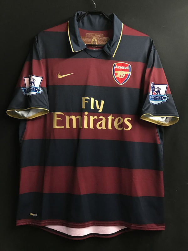 【2007/08】アーセナル（3rd）/ CONDITION：B+ / SIZE：L / #4 / FABREGAS / プレミアパッチ