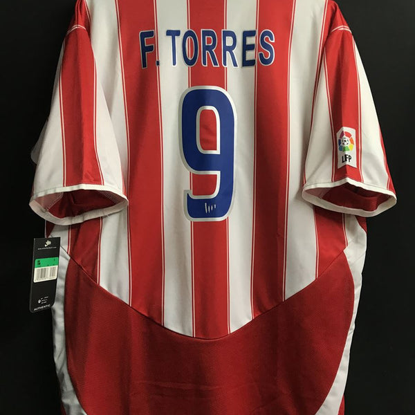 2003/04】アトレティコ・マドリード（H）/ CONDITION：New / SIZE： XL / #9 / F.TORRES – Vintage  Sports Football Store